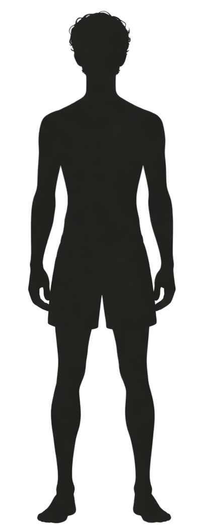 Lucien silhouette front